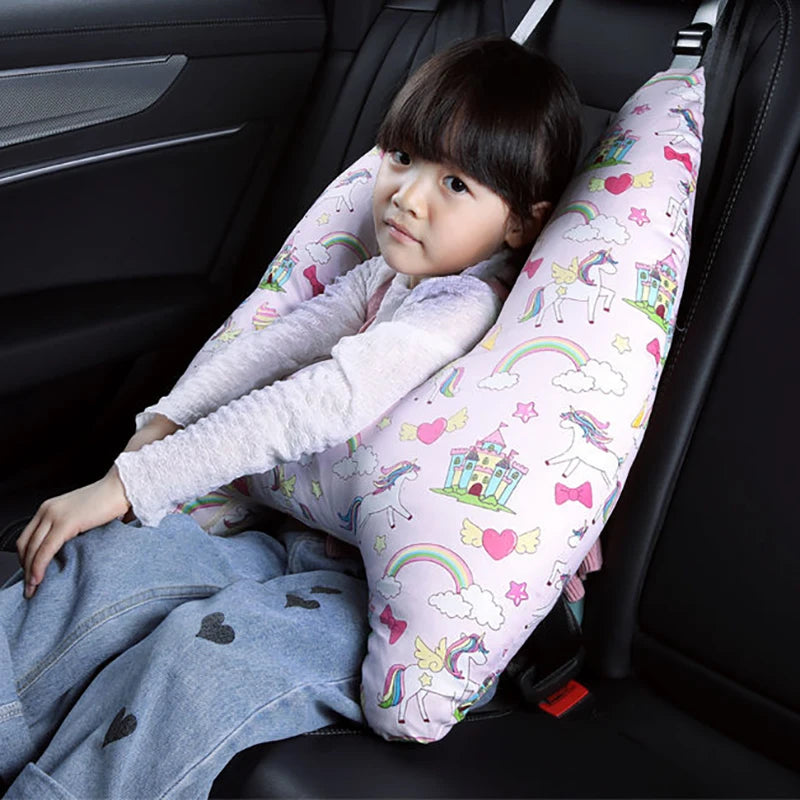 Travel Pillow Cushion for Car Seat, Safety Neck Pillow for Kids