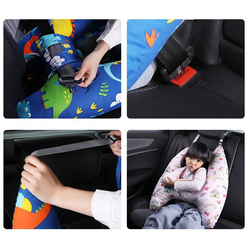 Travel Pillow Cushion for Car Seat, Safety Neck Pillow for Kids