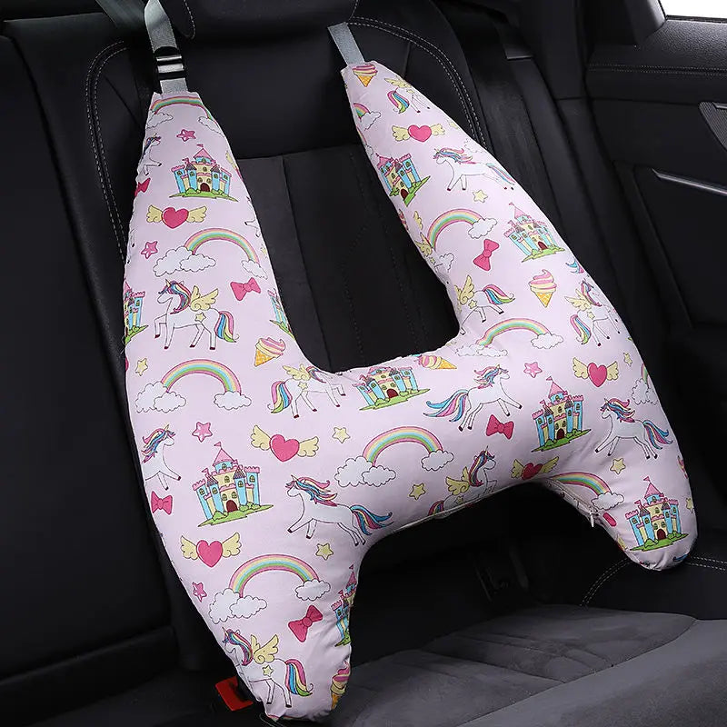 Travel Pillow Cushion for Car Seat, Safety Neck Pillow for Kids