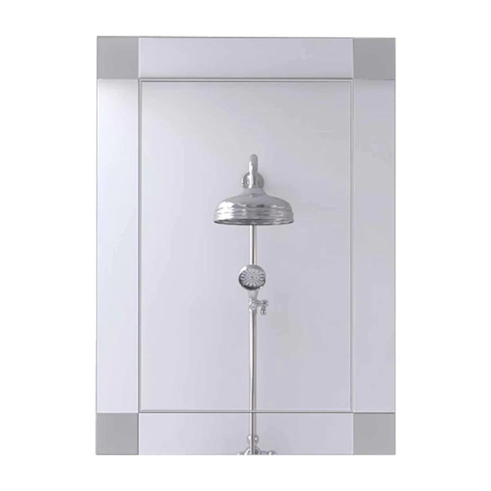 "Hamptons Reflections: Elegant Rectangle Mirror for a Timeless Touch"